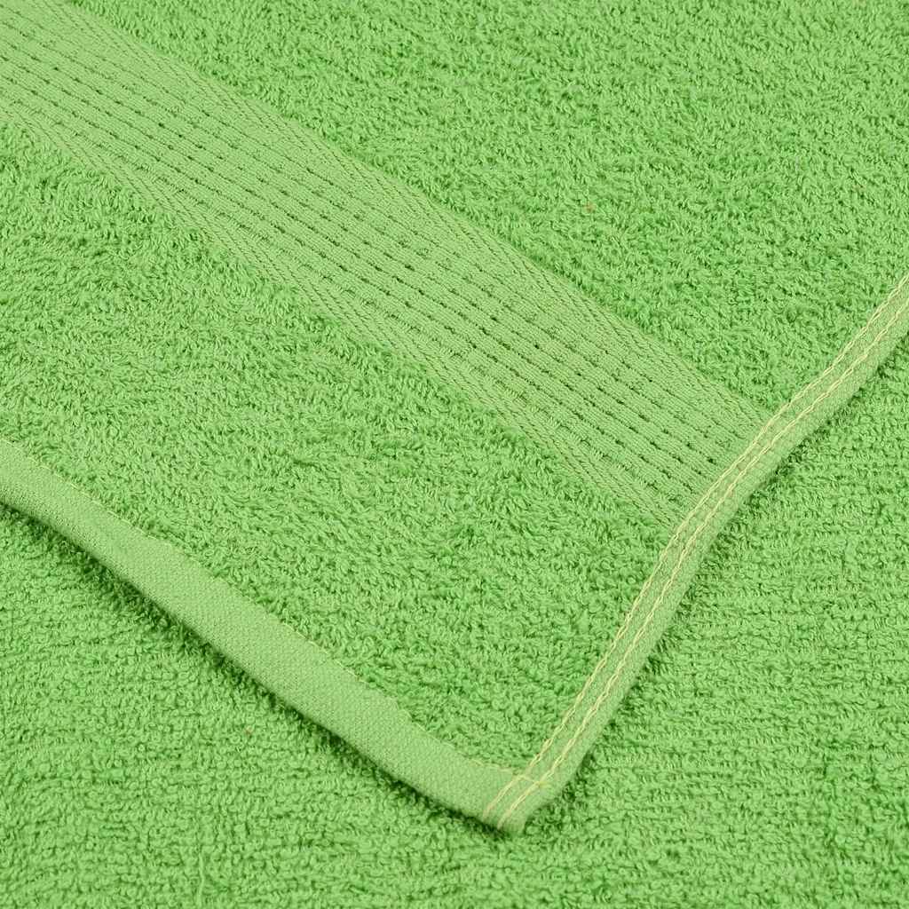 Prosoape de mână 4 buc Verde măr 50x100 cm 360 g/m² 100% bumbac