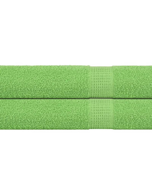 Загрузите изображение в средство просмотра галереи, Prosoape saună 2 buc Verde măr 80x200 cm 360 g/m² 100% bumbac
