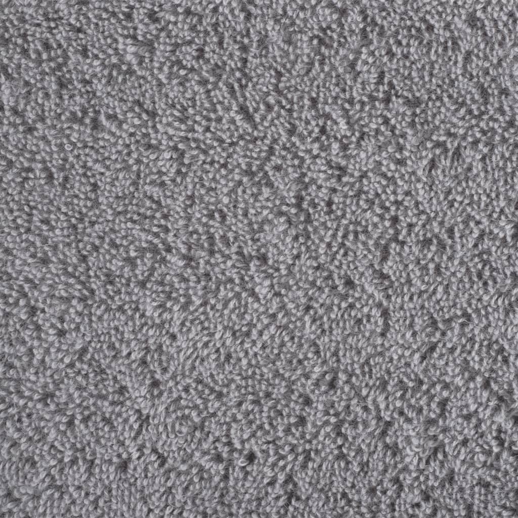 Prosoape de baie premium SOLUND 2 buc gri 100x150cm 600gsm