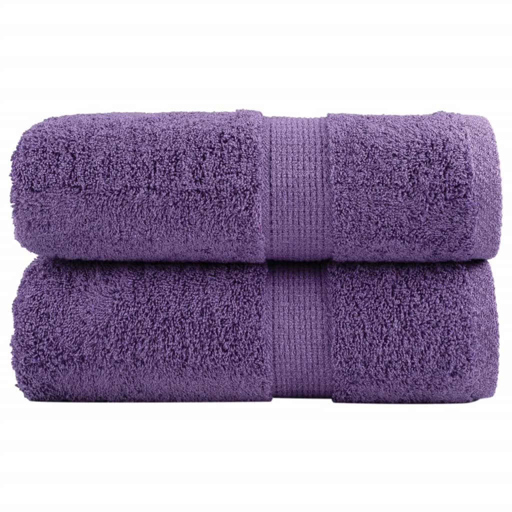 Prosoape mâini premium SOLUND 2 buc violet 30x30cm 600 gsm