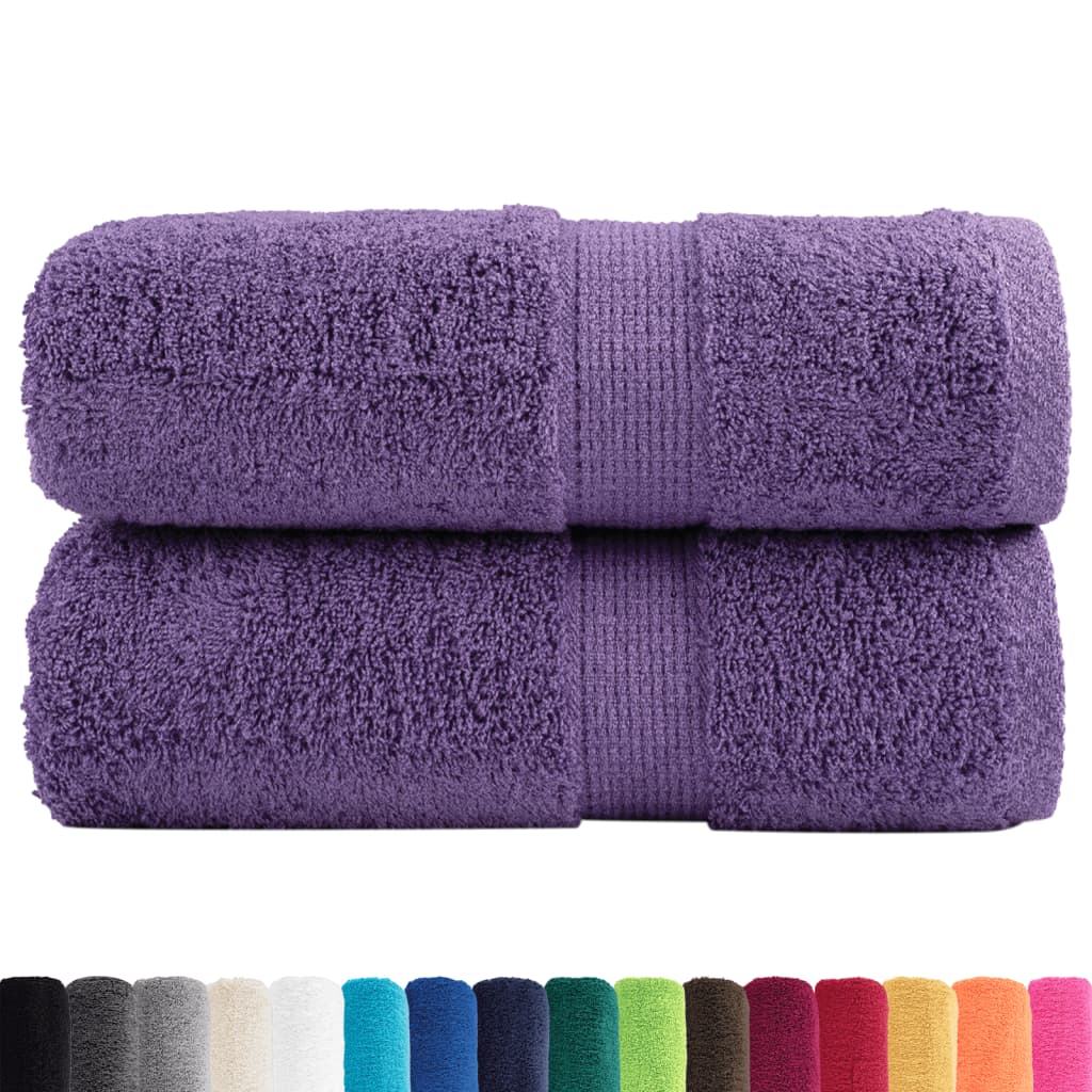 Prosoape mâini premium SOLUND 2 buc violet 30x30cm 600 gsm