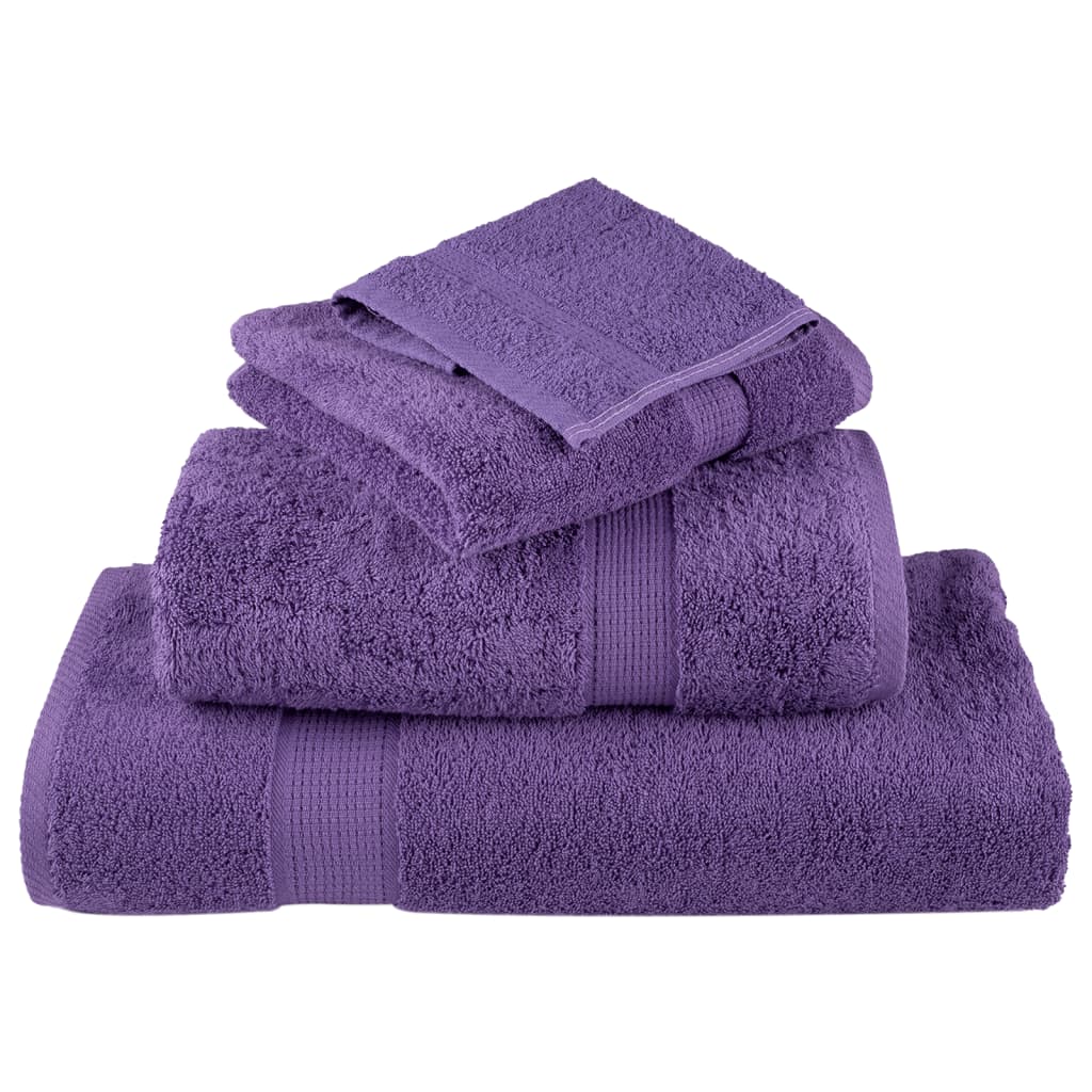 Prosoape mâini premium SOLUND 2 buc violet 30x30cm 600 gsm