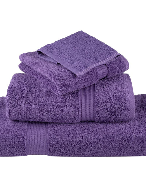 Загрузите изображение в средство просмотра галереи, Prosoape mâini premium SOLUND 4 buc violet 30x30cm 600 gsm
