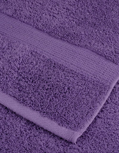 Загрузите изображение в средство просмотра галереи, Prosoape oaspeți premium SOLUND 10 buc violet 30x50 cm 600 gsm
