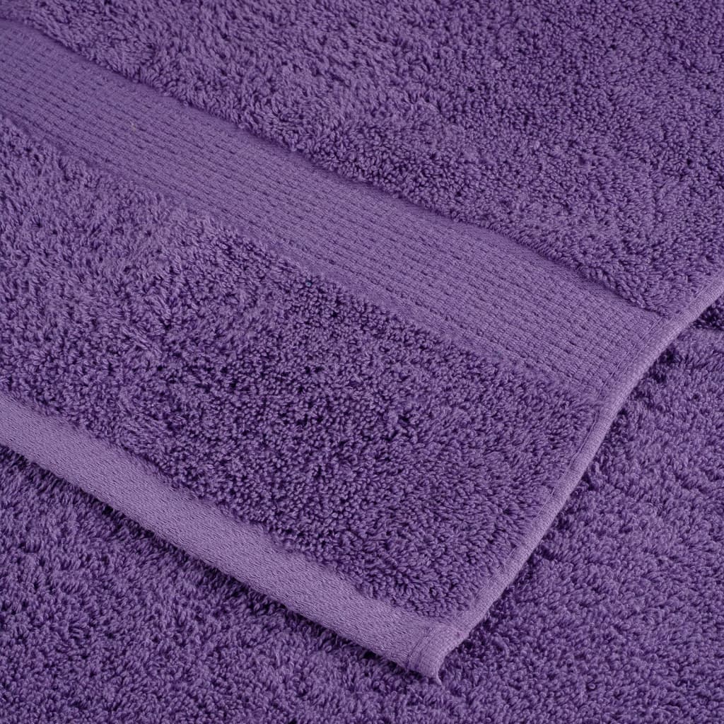 Prosoape oaspeți premium SOLUND 10 buc violet 30x50 cm 600 gsm