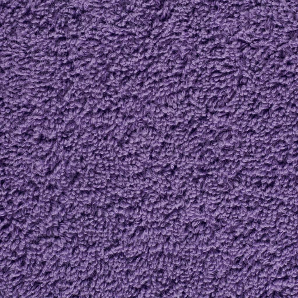 Prosoape de duș premium SOLUND 10 buc. violet 70x140 cm 600 gsm