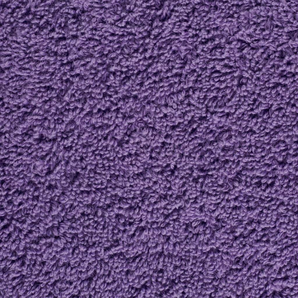 Prosoape de saună premium SOLUND 10 buc. violet 80x200cm 600gsm