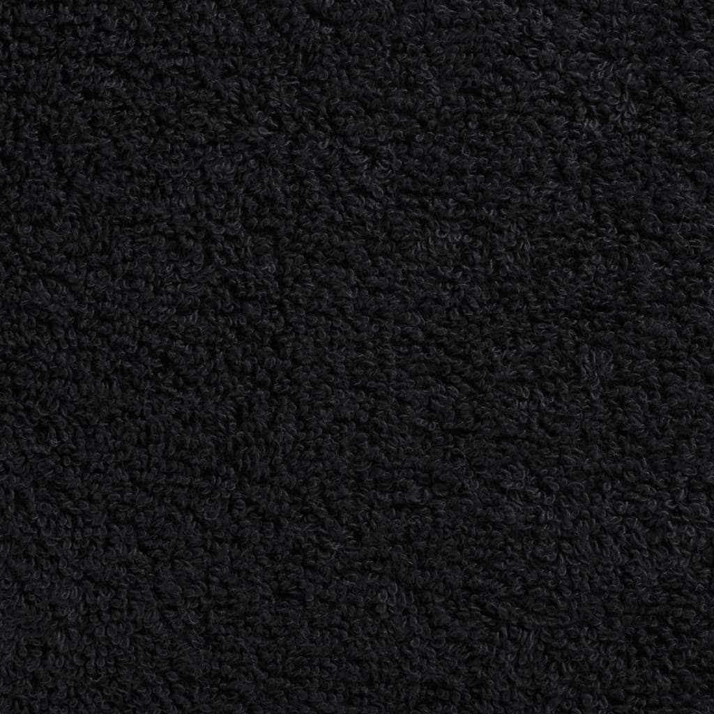 Prosoape de mâini premium SOLUND 4 buc. negru 50x100cm 600 gsm