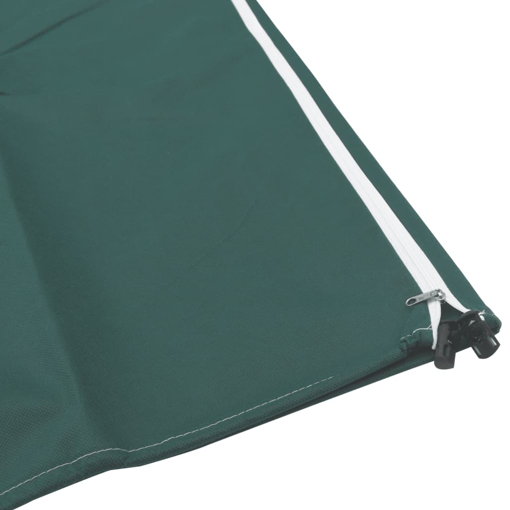 Protecție de fleece plante cu fermoar 2 buc 70 g/m² 1,55x1,55 m