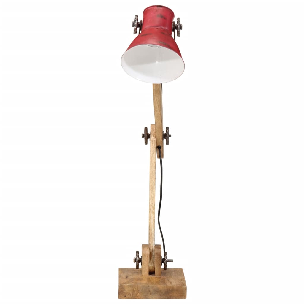 Lampă de birou 25 W, roșu uzat, 23x18x96 cm, E27