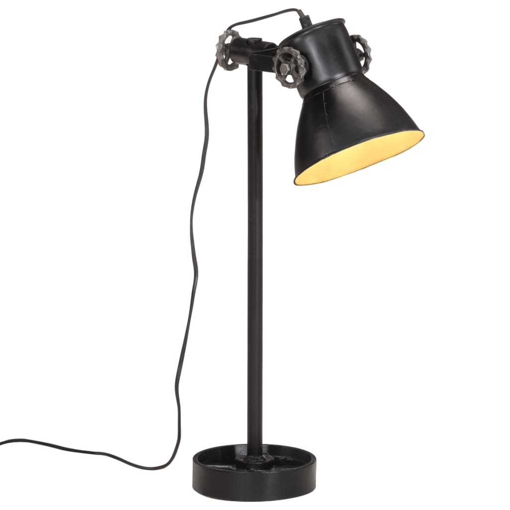 Lampă de birou, negru, 15x15x55 cm, 25 W, E27