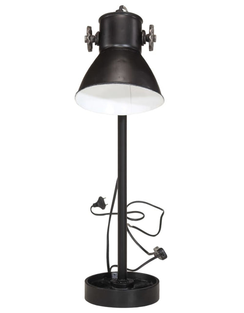 Încărcați imaginea în vizualizatorul Galerie, Lampă de birou, negru, 15x15x55 cm, 25 W, E27

