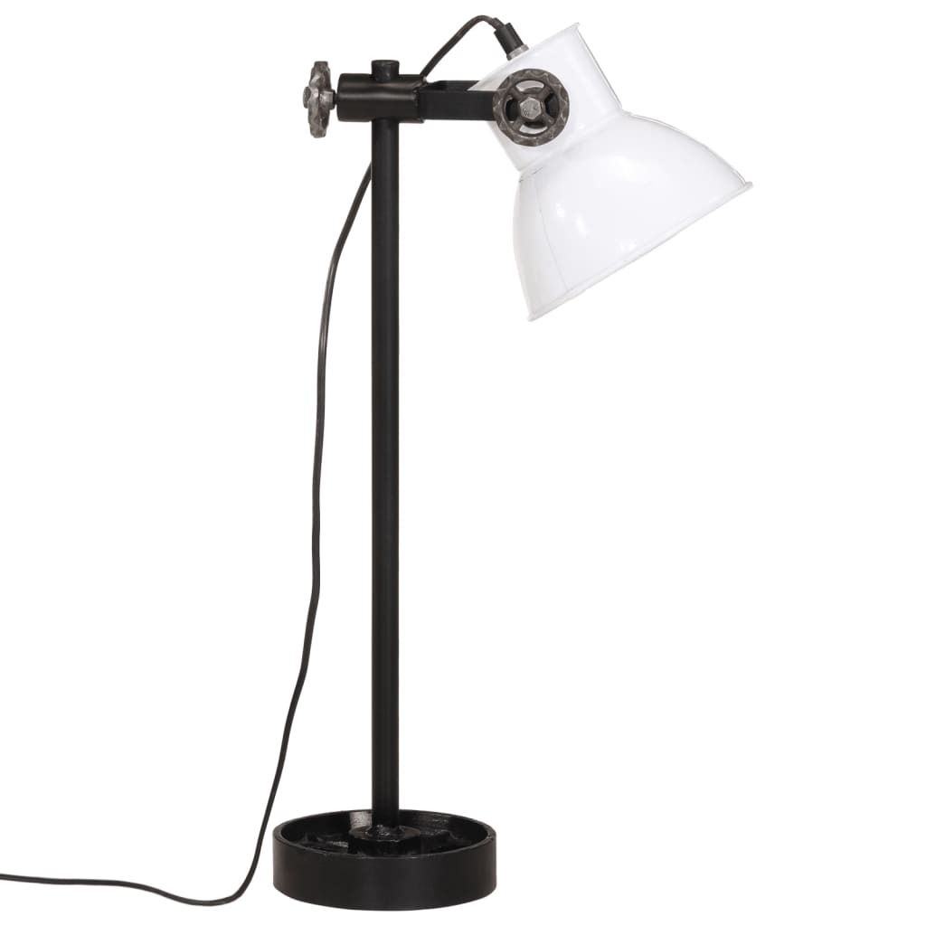 Lampă de birou, alb, 15x15x55 cm, 25 W, E27