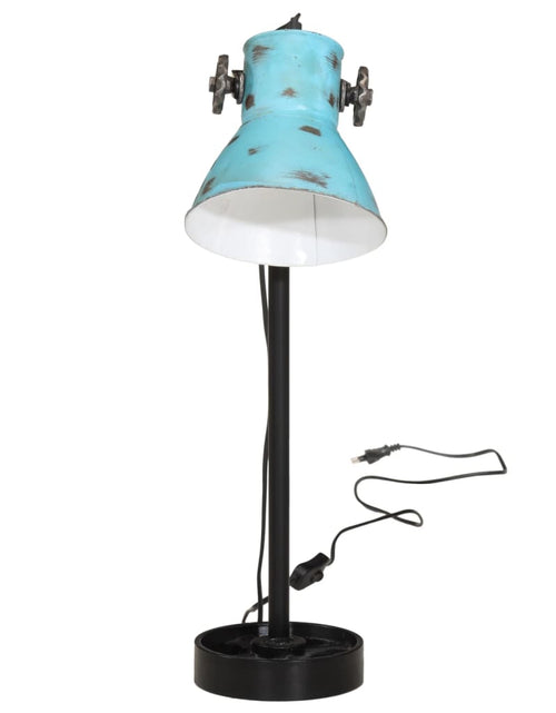 Încărcați imaginea în vizualizatorul Galerie, Lampă de birou 25 W, albastru uzat, 15x15x55 cm, E27
