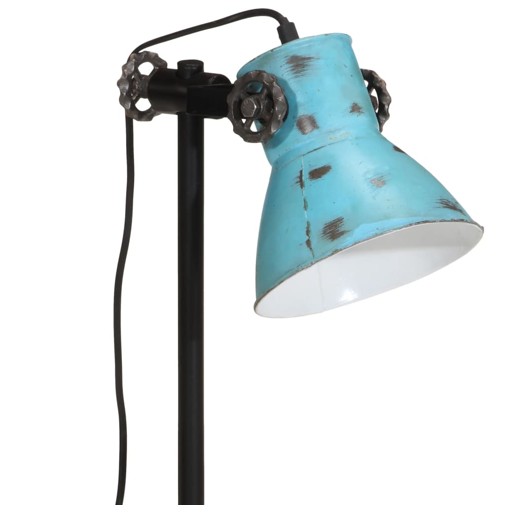 Lampă de birou 25 W, albastru uzat, 15x15x55 cm, E27