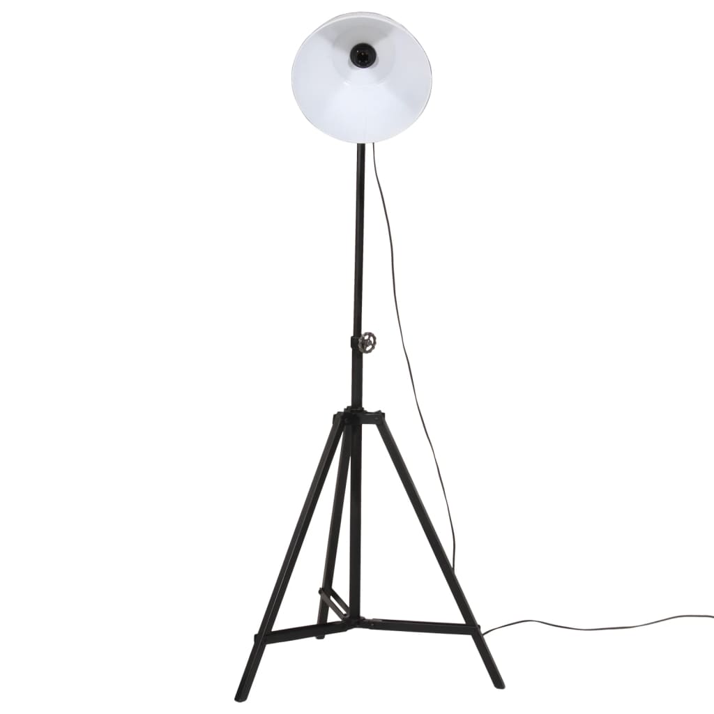 Lampă de podea, alb, 61x61x90/150, 25 W, E27