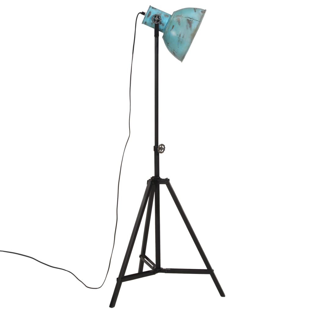 Lampă de podea, 25 W, albastru uzat, 61x61x90/150 cm, E27