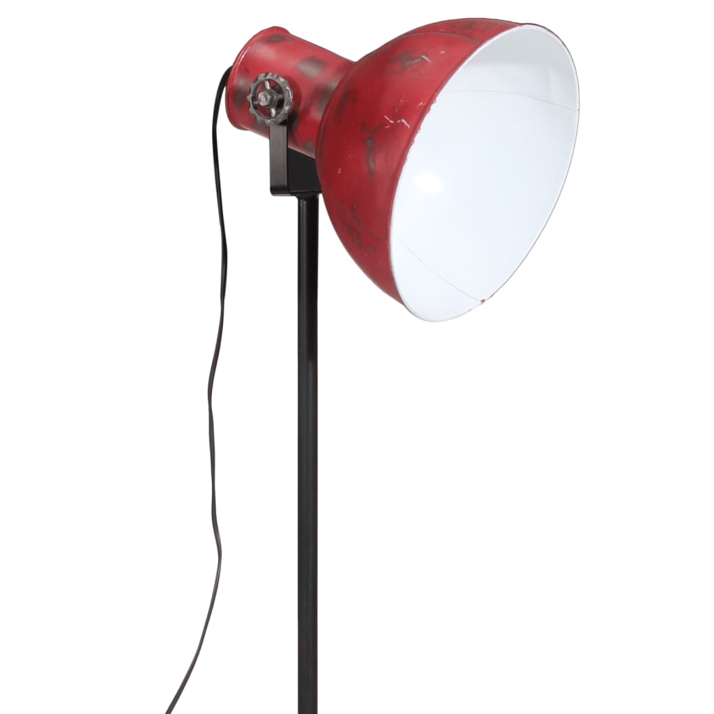 Lampă de podea, 25 W, roșu uzat, 61x61x90/150 cm, E27