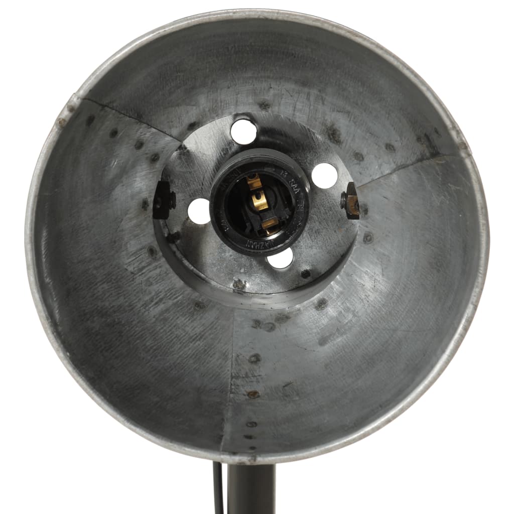 Lampă de birou 25 W, argintiu vintage, 17x17x60 cm, E27