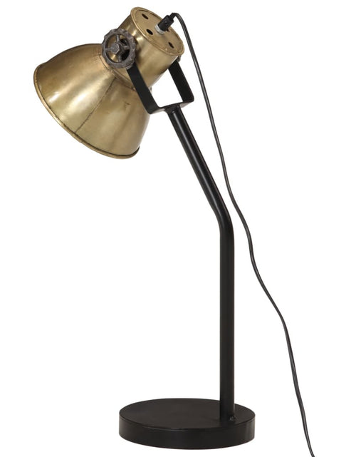 Încărcați imaginea în vizualizatorul Galerie, Lampă de birou 25 W, alamă antichizată, 17x17x60 cm, E27
