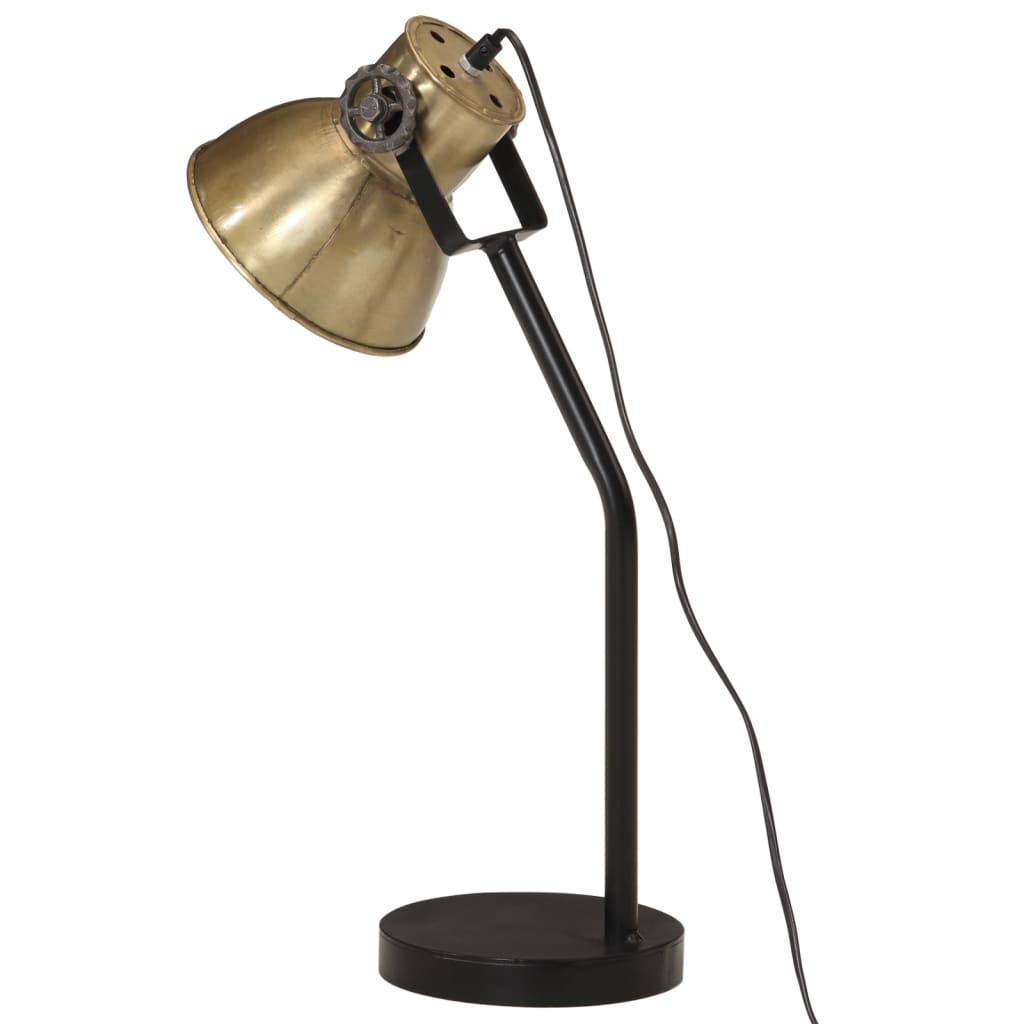 Lampă de birou 25 W, alamă antichizată, 17x17x60 cm, E27