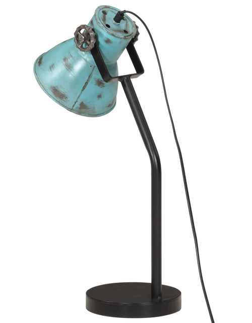 Încărcați imaginea în vizualizatorul Galerie, Lampă de birou 25 W, albastru uzat, 17x17x60 cm, E27

