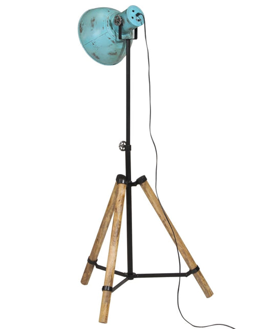 Загрузите изображение в средство просмотра галереи, Lampă de podea, 25 W, albastru uzat, 75x75x90-150 cm, E27
