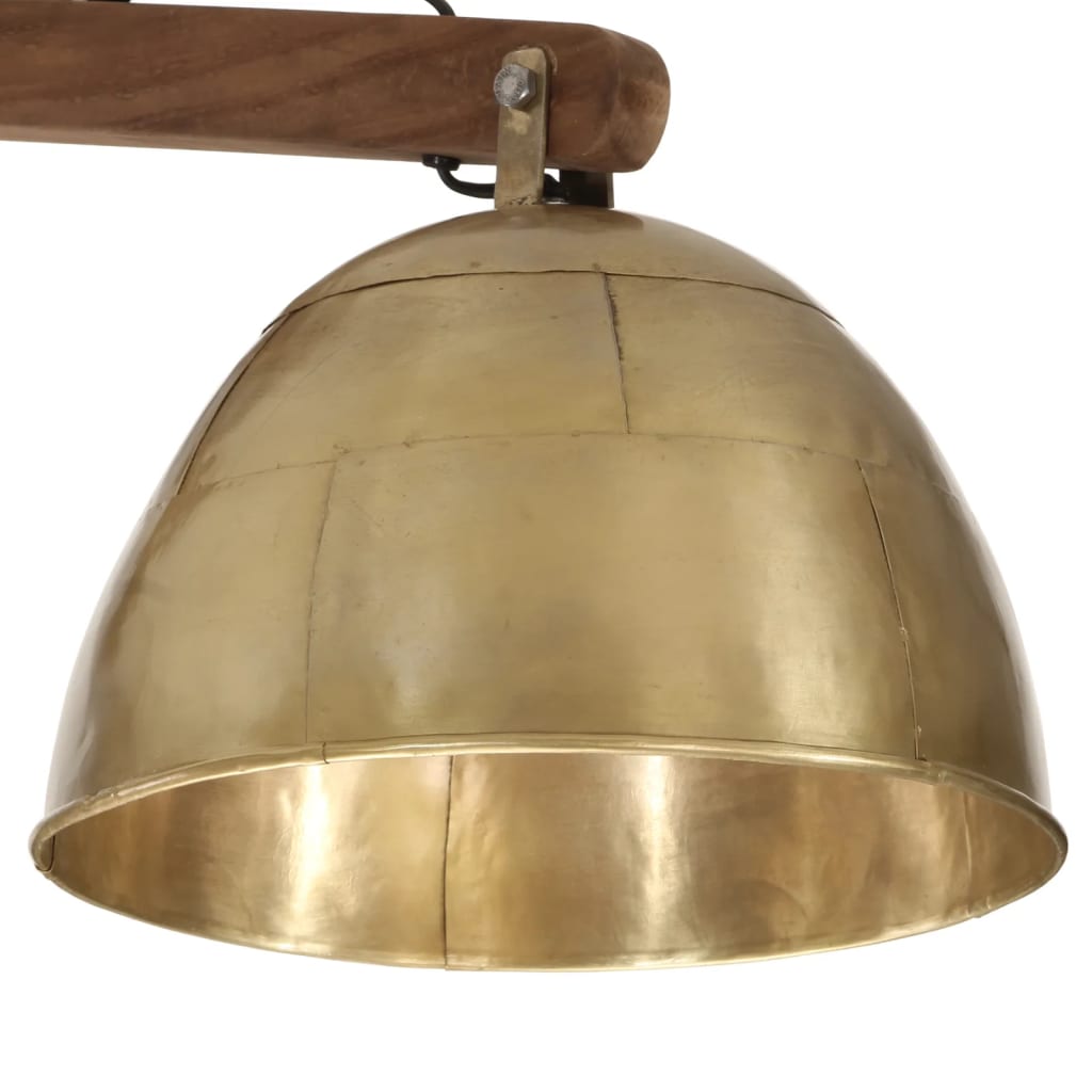 Lampă de tavan 25 W, alamă antichizată, 105x30x65-108 cm, E27