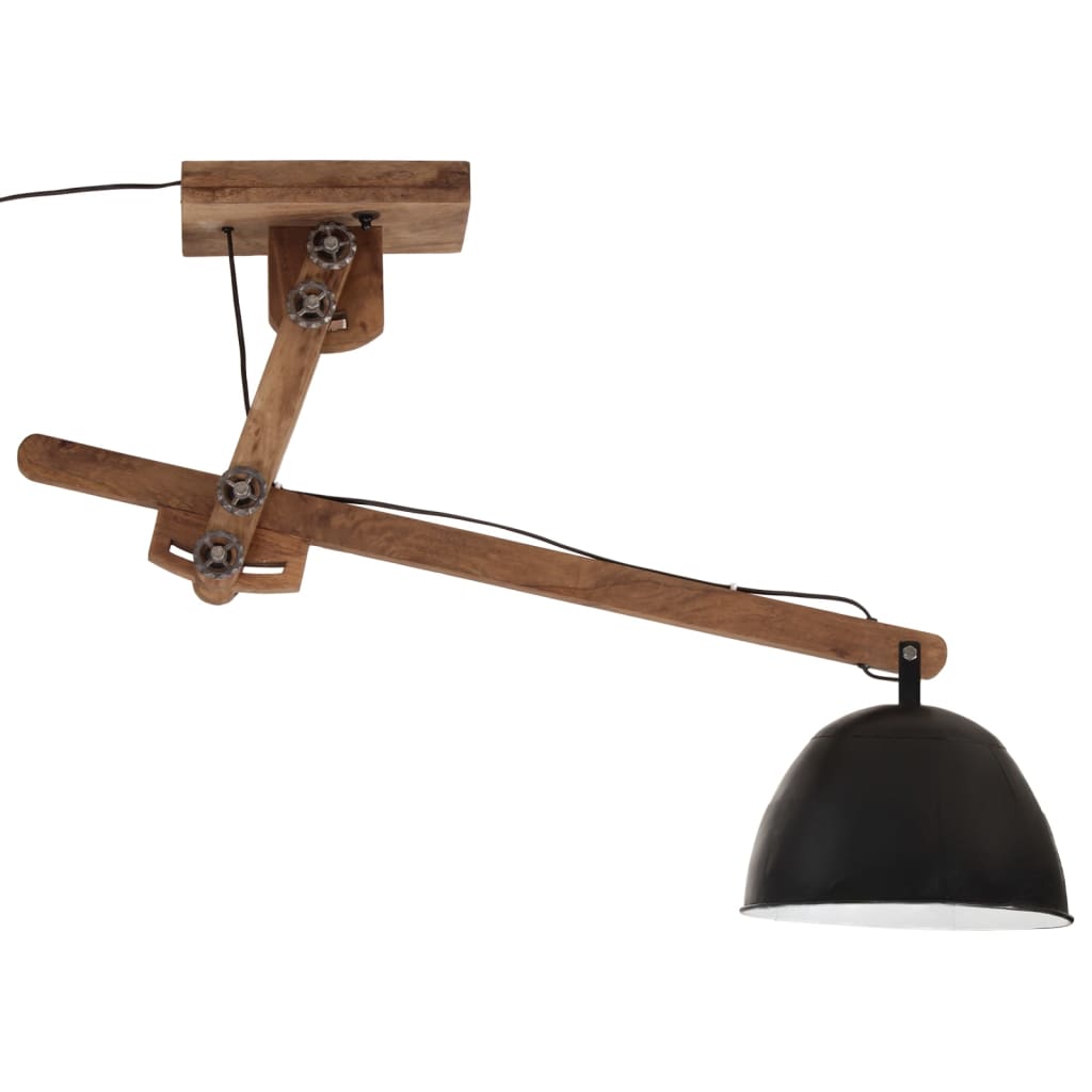 Lampă de tavan 25 W, negru, 105x30x65-108 cm, E27