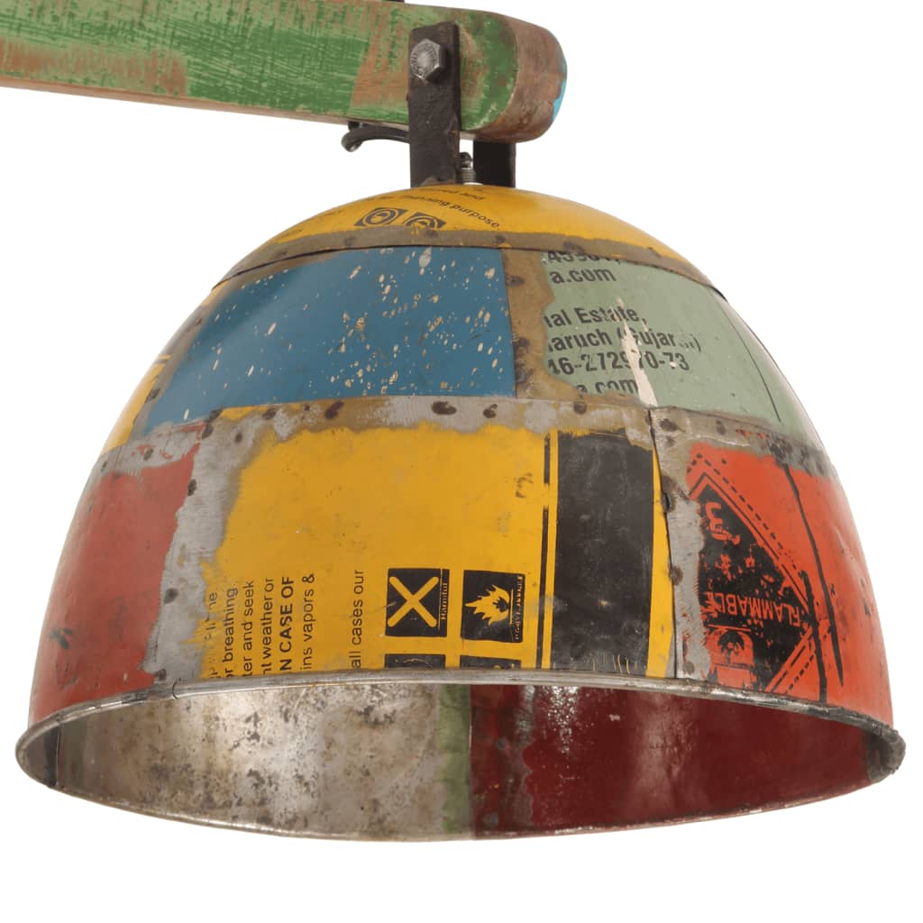 Lampă de tavan 25 W, multicolor, 105x30x65-108 cm, E27