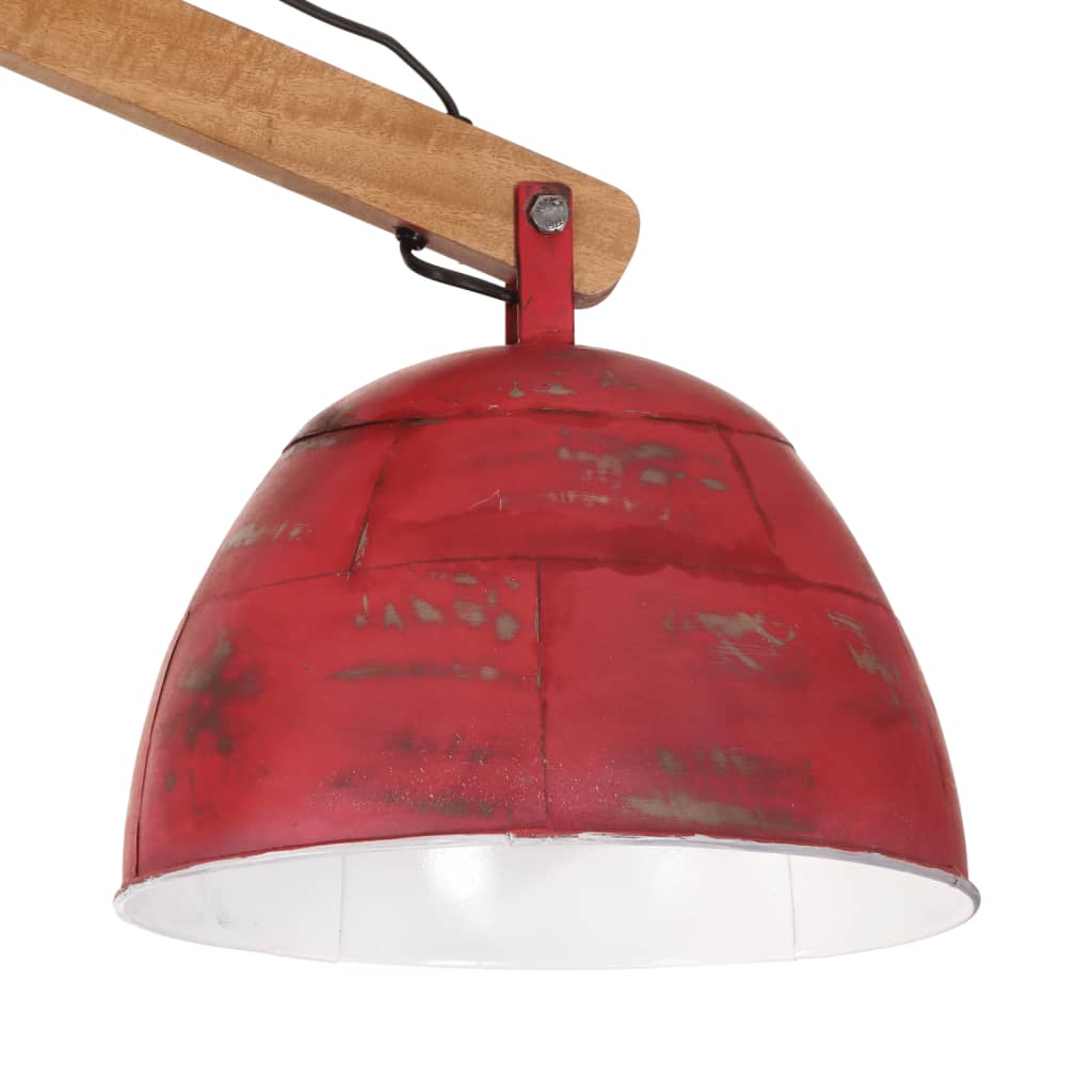 Lampă de tavan 25 W, roșu uzat, 29x18x85 cm, E27