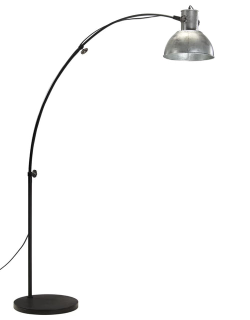 Загрузите изображение в средство просмотра галереи, Lampă de podea 25 W, argintiu vintage, 150 cm, E27
