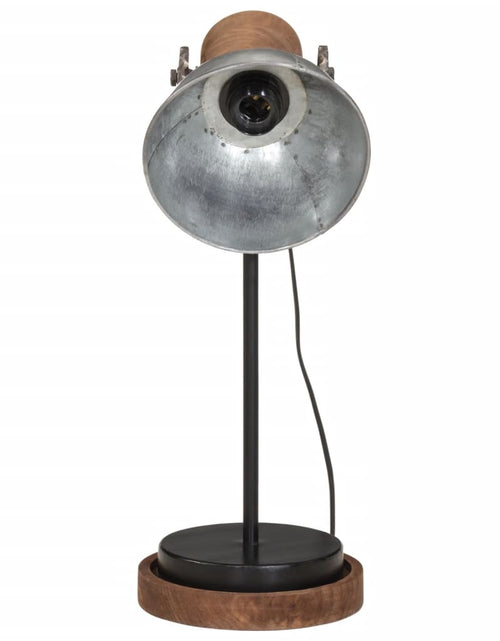 Încărcați imaginea în vizualizatorul Galerie, Lampă de birou 25 W, argintiu vintage, 17x17x50 cm, E27
