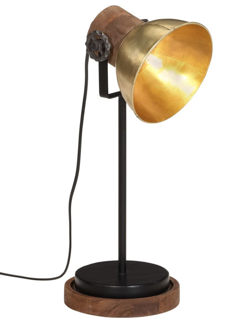 Încărcați imaginea în vizualizatorul Galerie, Lampă de birou 25 W, alamă antichizată, 17x17x50 cm, E27
