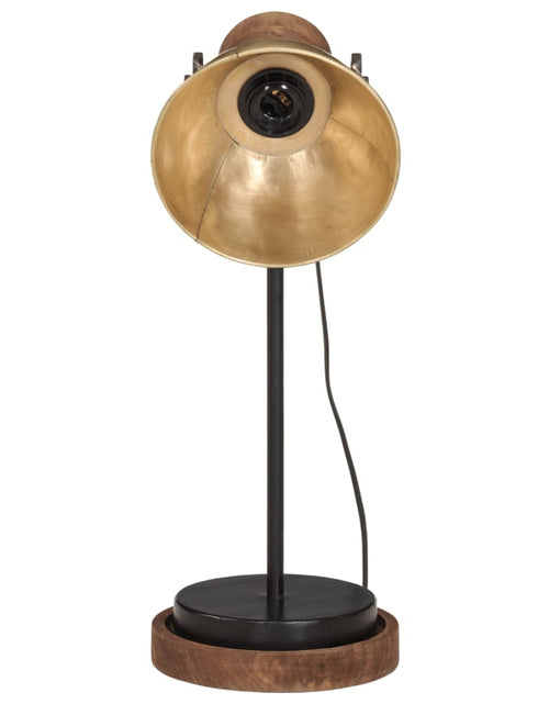 Încărcați imaginea în vizualizatorul Galerie, Lampă de birou 25 W, alamă antichizată, 17x17x50 cm, E27
