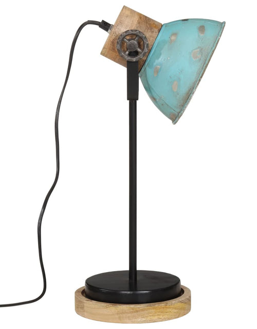Încărcați imaginea în vizualizatorul Galerie, Lampă de birou 25 W, albastru uzat, 17x17x50 cm, E27
