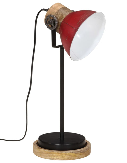 Încărcați imaginea în vizualizatorul Galerie, Lampă de birou 25 W, roșu uzat, 17x17x50 cm, E27
