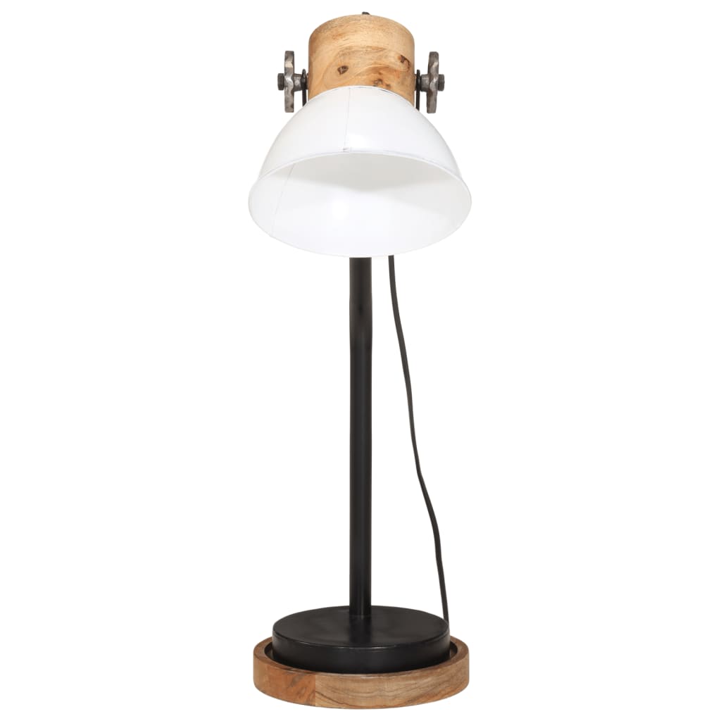 Lampă de birou 25 W, alb, 18x18x60 cm, E27