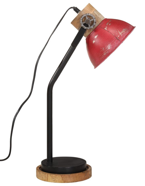 Încărcați imaginea în vizualizatorul Galerie, Lampă de birou 25 W, roșu uzat, 18x18x60 cm, E27
