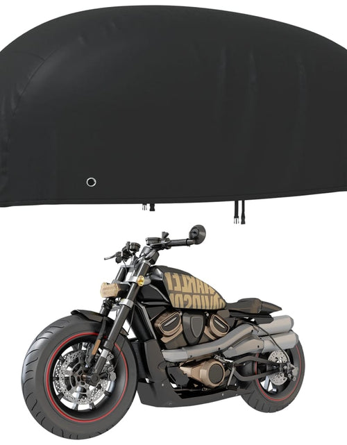 Загрузите изображение в средство просмотра галереи, Husă pentru motocicletă, negru, 295x110x140 cm, Oxford 210D
