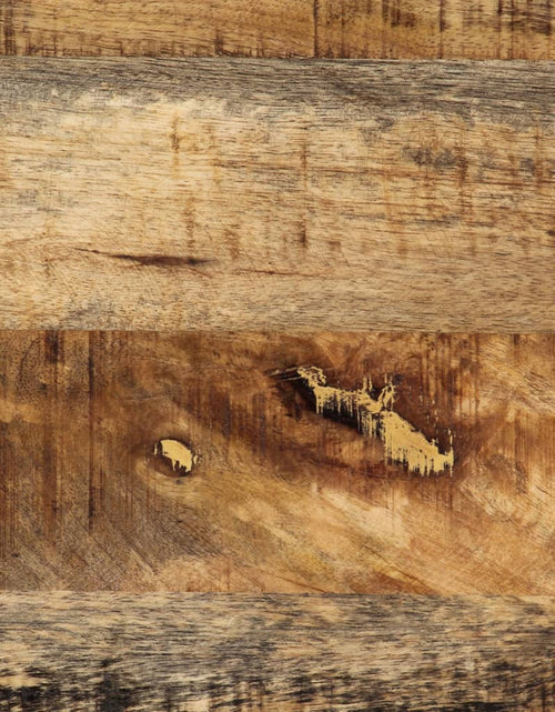 Загрузите изображение в средство просмотра галереи, Măsuțe de cafea suprapuse, 3 buc., lemn masiv mango brut/fier - Lando
