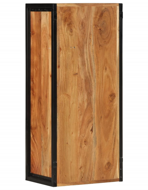 Загрузите изображение в средство просмотра галереи, Dulap baie de perete, 40x30x90 cm, lemn masiv de acacia și fier - Lando
