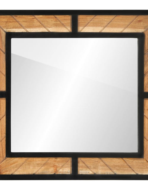 Загрузите изображение в средство просмотра галереи, Oglindă de baie, 60x1x55 cm, lemn masiv de acacia - Lando
