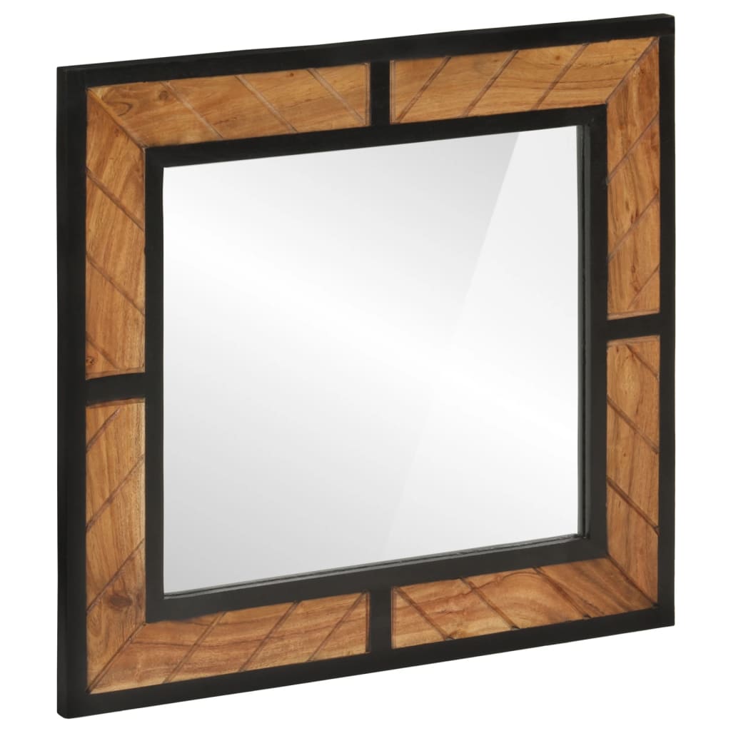 Oglindă de baie, 60x1x55 cm, lemn masiv de acacia - Lando