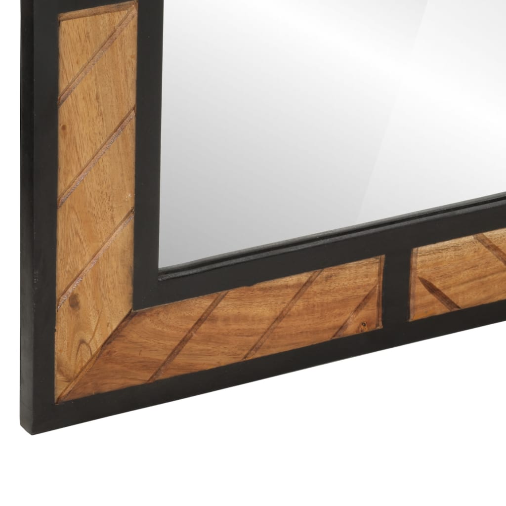 Oglindă de baie, 60x1x55 cm, lemn masiv de acacia - Lando