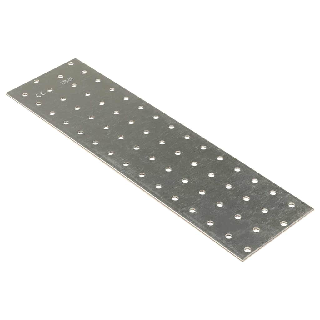 Plăci perforate, 40 buc., 2 mm, 300x80 mm, oțel galvanizat