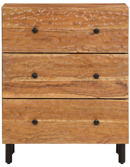 Загрузите изображение в средство просмотра галереи, Dulapuri lateral, 2 buc., 60x33x75 cm, lemn masiv de acacia
