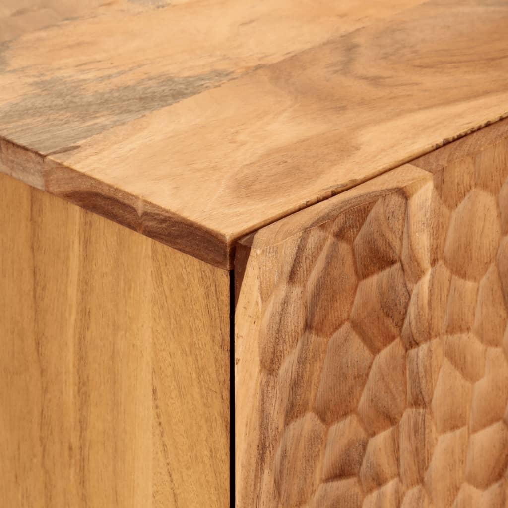 Dulapuri lateral, 3 buc., 60x33x75 cm, lemn masiv de acacia