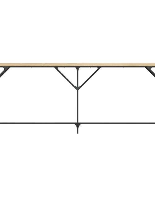 Загрузите изображение в средство просмотра галереи, Măsuță consolă, stejar sonoma, 200x29x75 cm, lemn prelucrat
