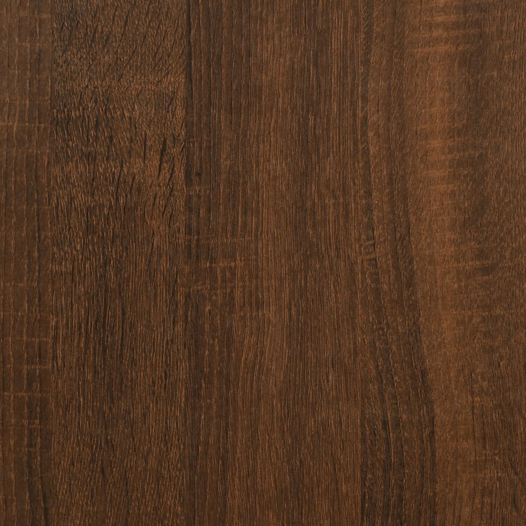 Măsuță consolă, stejar maro, 200x29x75 cm, lemn prelucrat